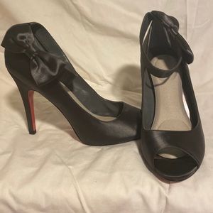Gray women heels